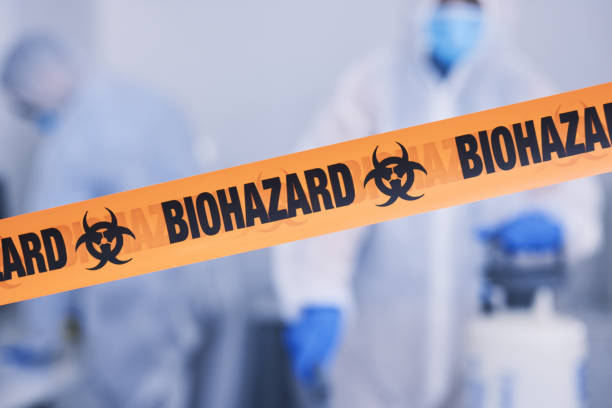 Professional Blood Cleanup technician working in Collins, WI